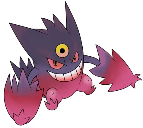 gengar mega-entwicklung|gengar mega evolution shiny.